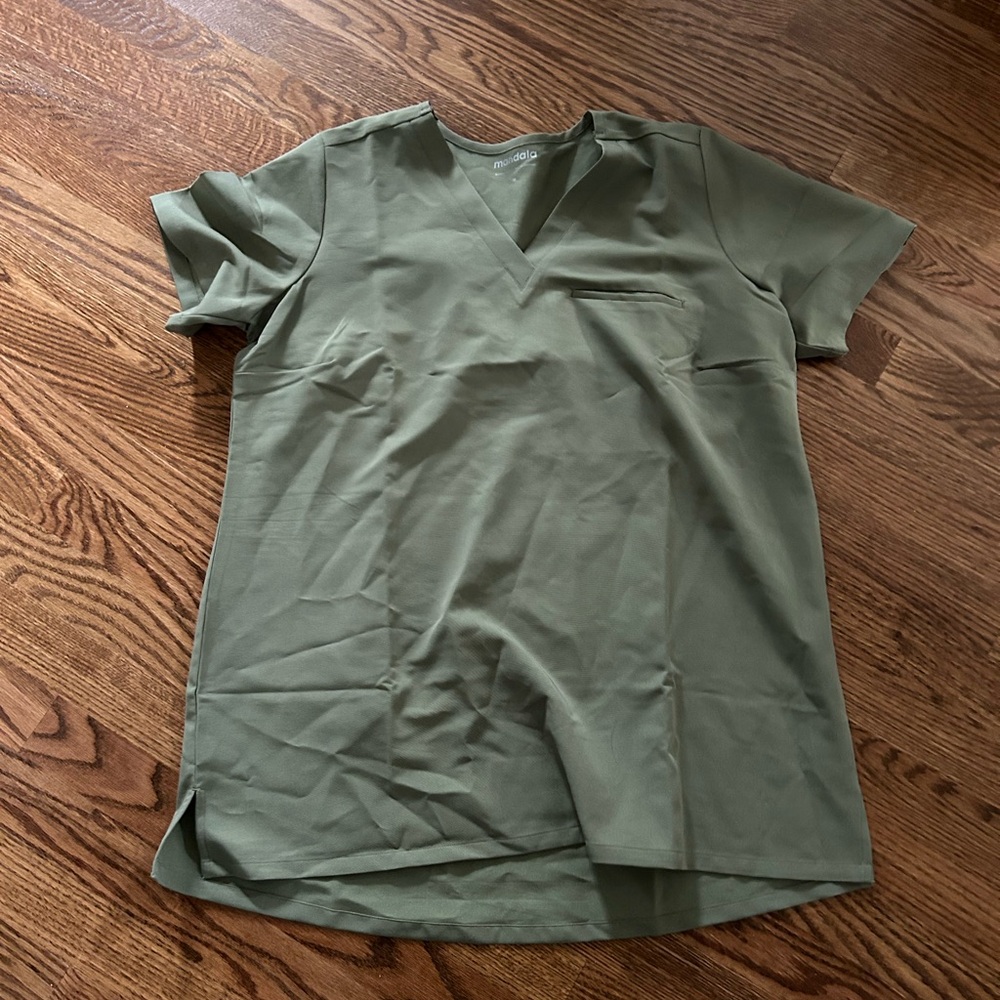 Mandala Maternity Scrub Top